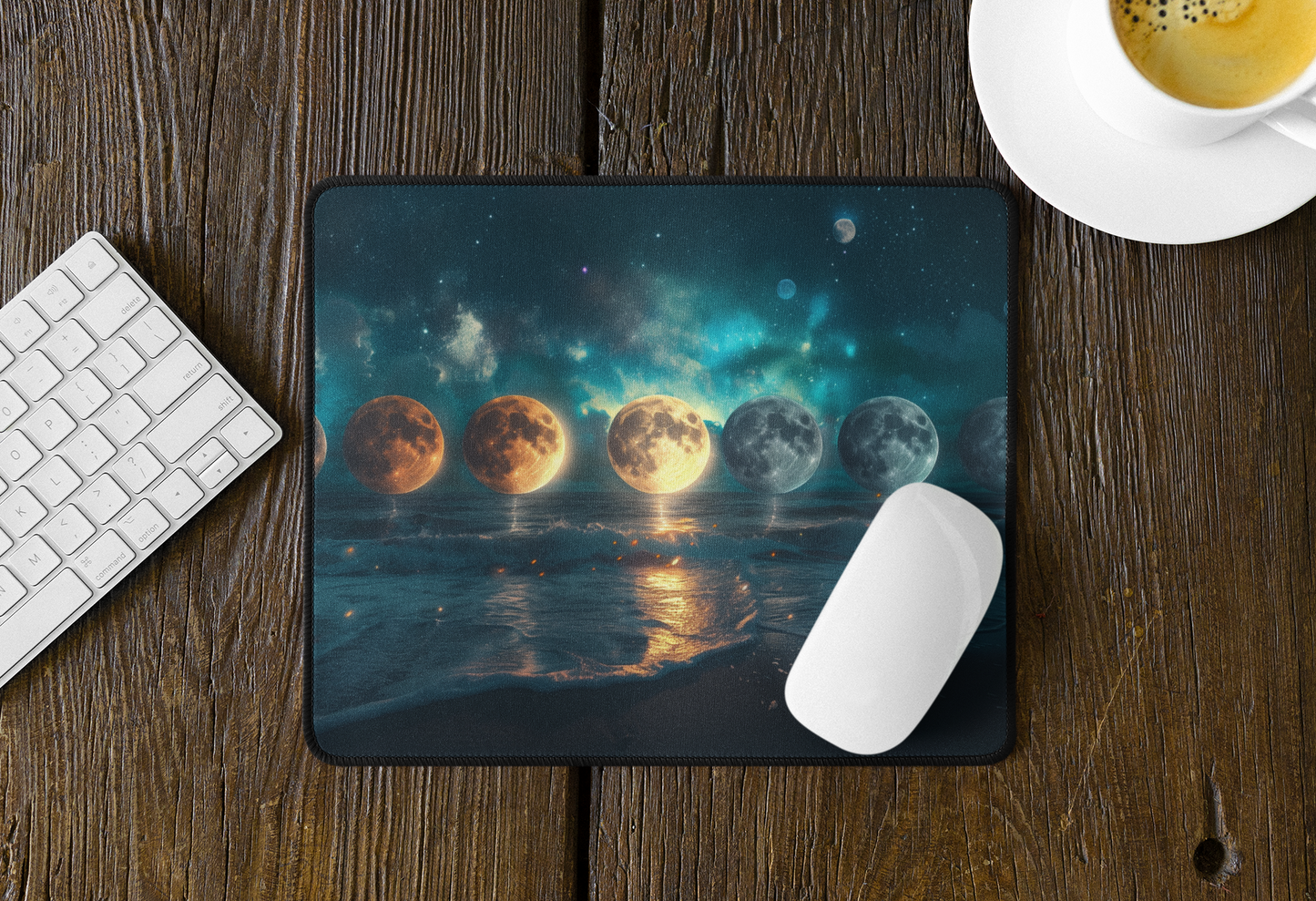Moonlit Waves | Mousepad