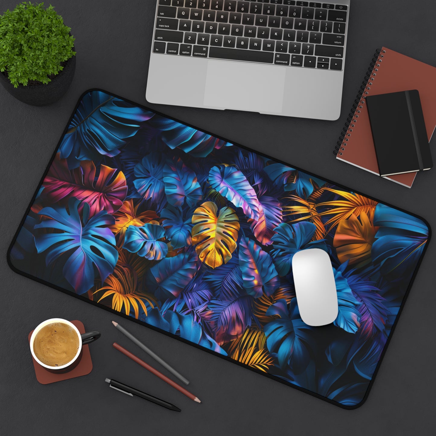 Neon Jungle | Desk Mat