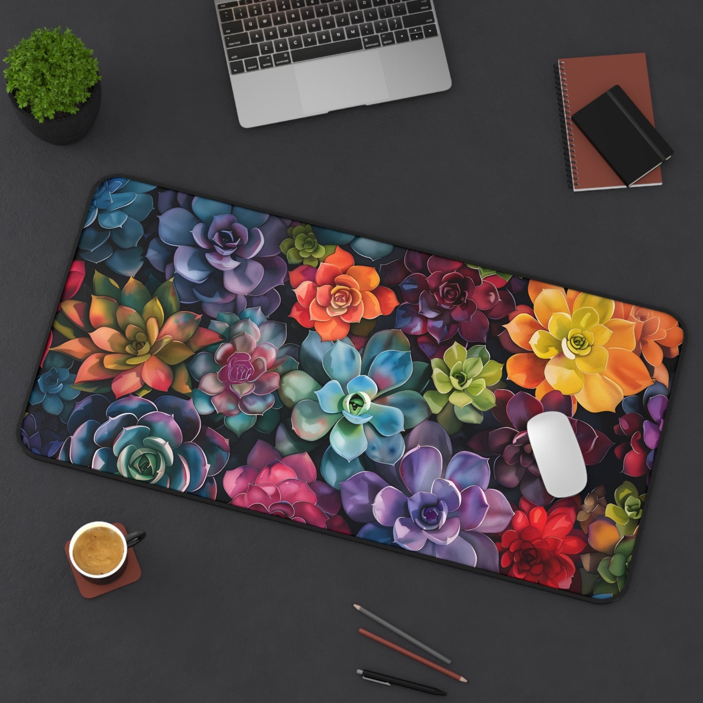 Succulent Symphony | Desk Mat