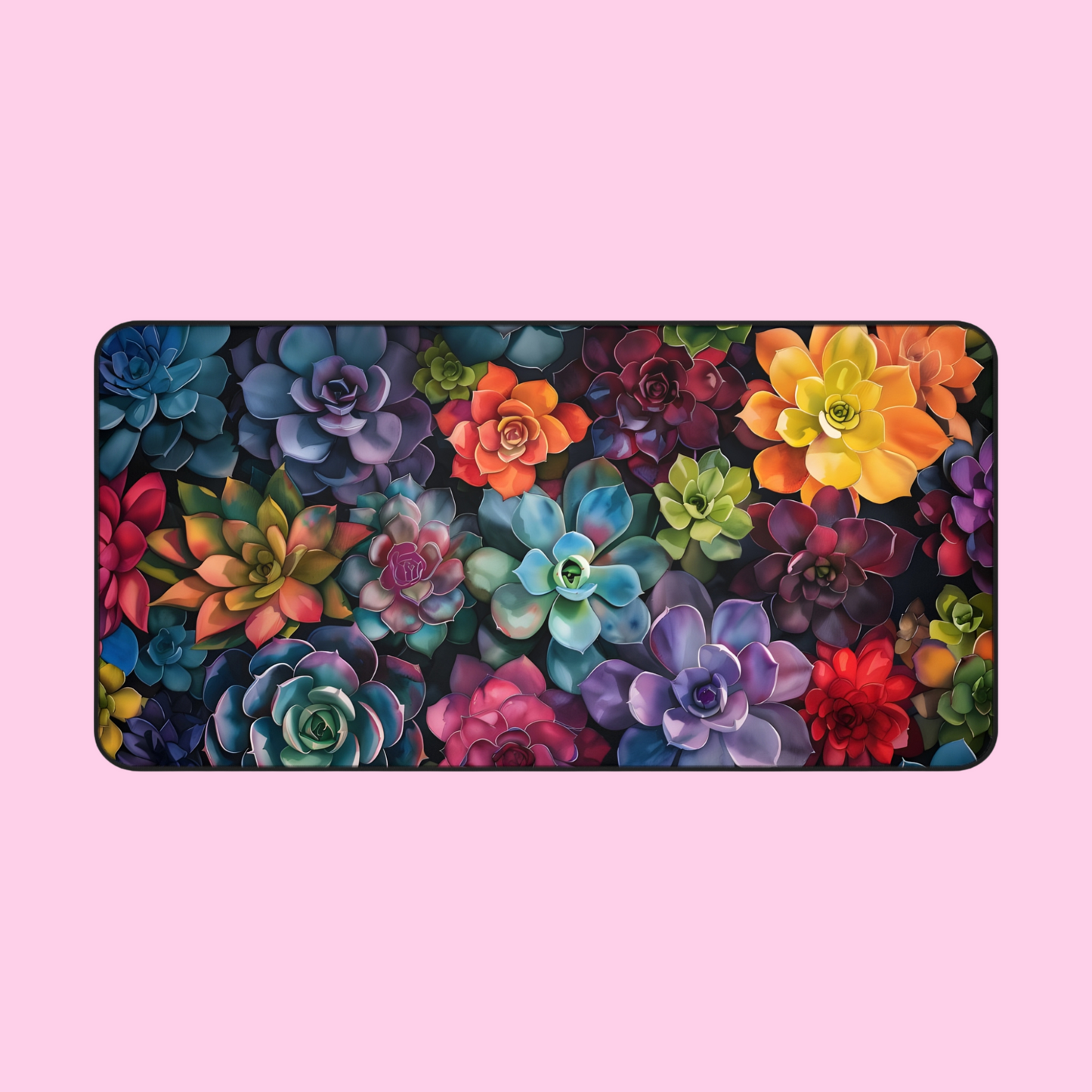 Succulent Symphony | Desk Mat