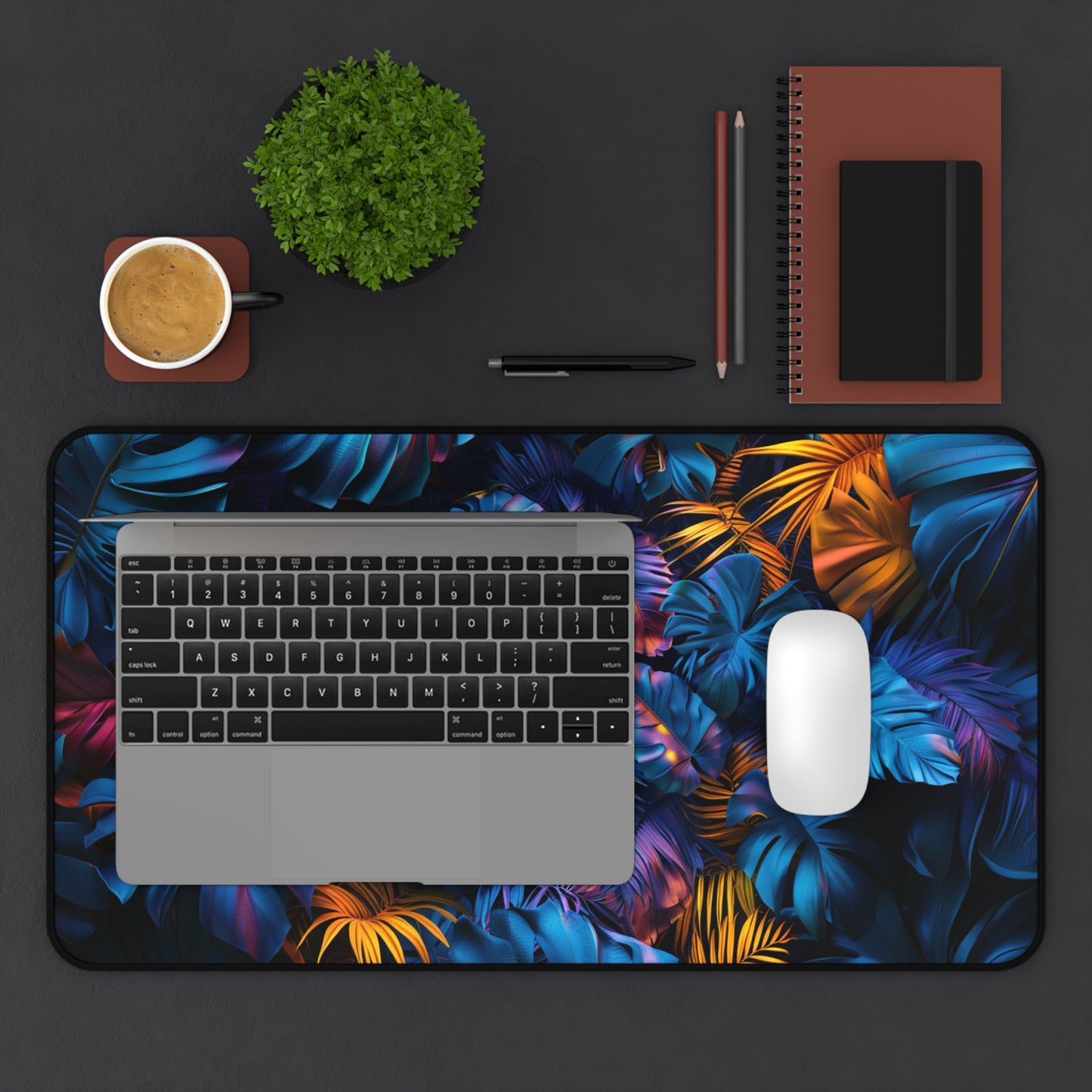 Neon Jungle | Desk Mat