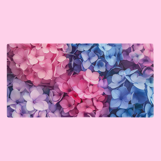 Hydrangea Blossom Haven | XL Deskmat