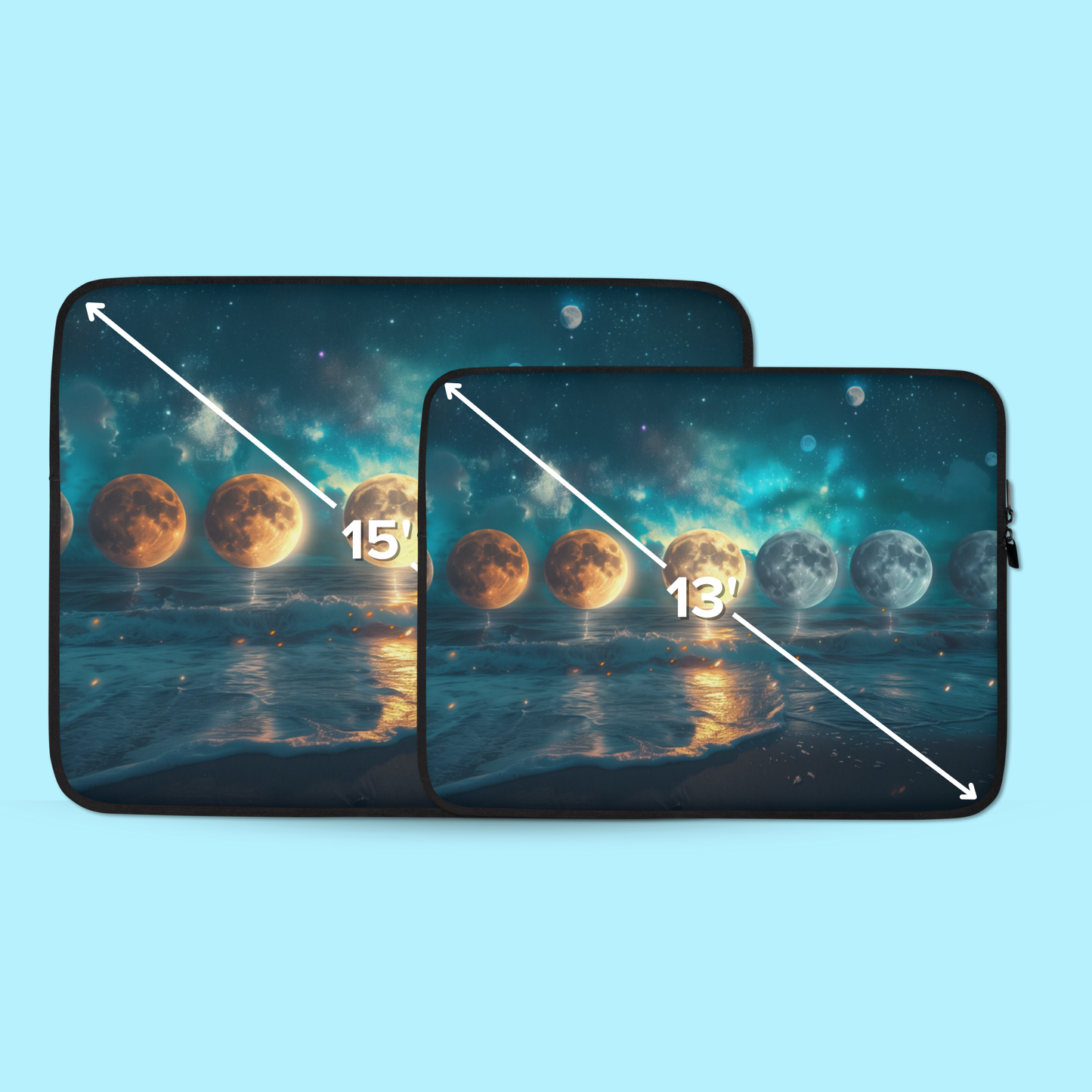 Moonlit Waves | Laptop Sleeve