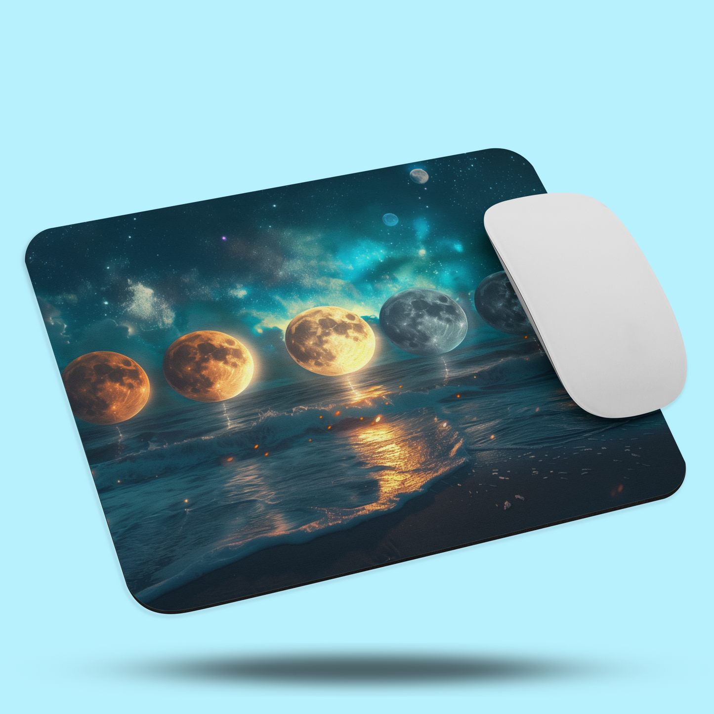 Moonlit Waves | Mousepad