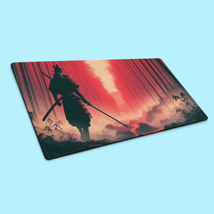 Samurai's Twilight Stand | XL Desk Mat