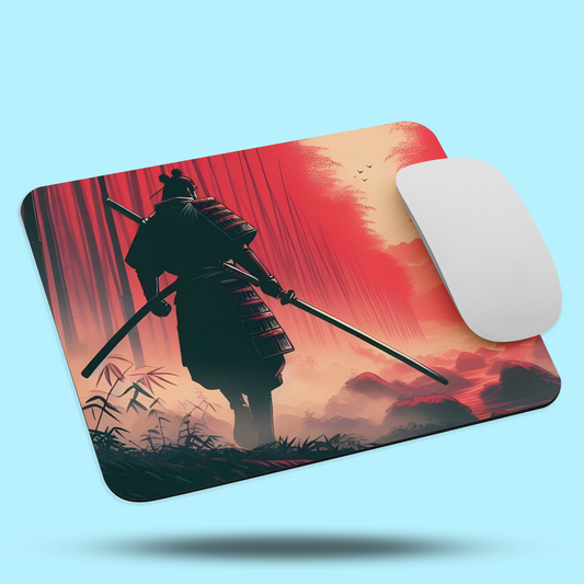 Samurai's Twilight Stand | Mousepad