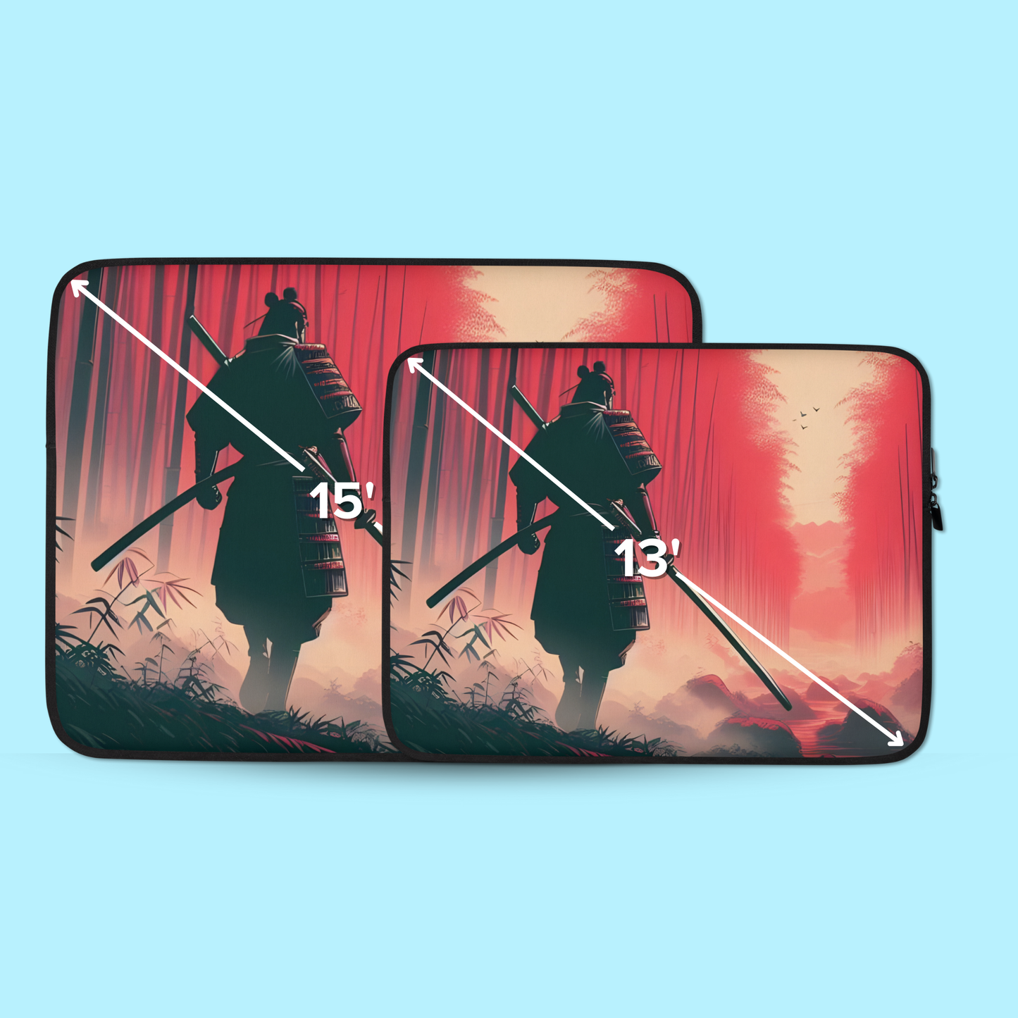 Samurai's Twilight Stand | Laptop Sleeve