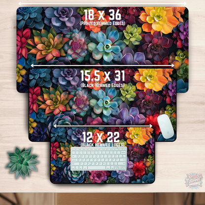 Succulent Symphony  | XL Desk Mat