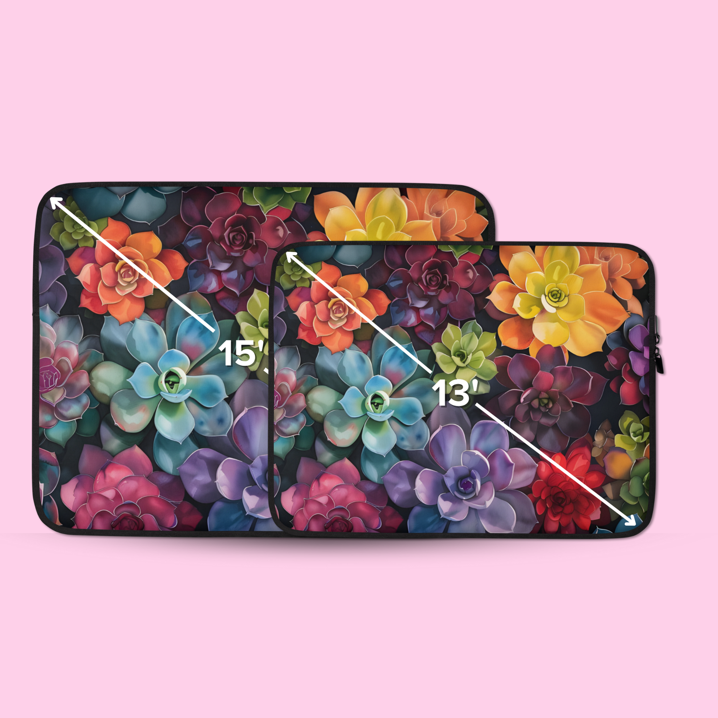 Succulent Symphony | Laptop Sleeve