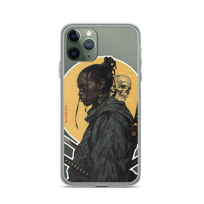 Warrior Skull Samurai | Clear iPhone Case