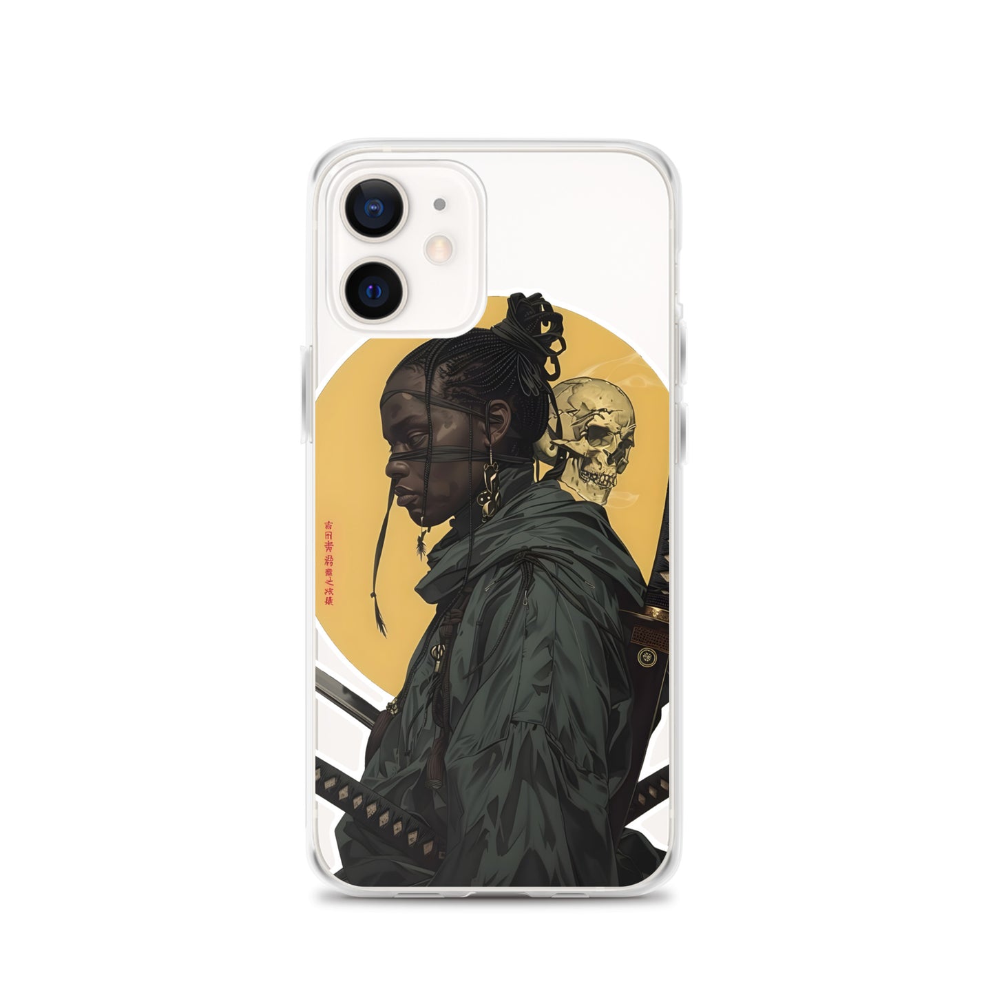 Warrior Skull Samurai | Clear iPhone Case