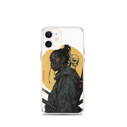 Warrior Skull Samurai | Clear iPhone Case