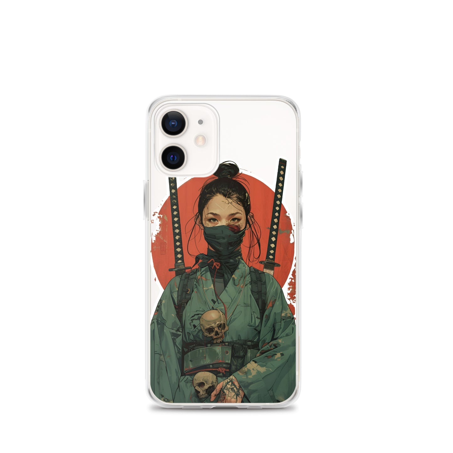 Lady Ronin Samurai | Clear iPhone Case