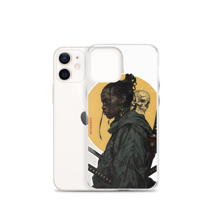 Warrior Skull Samurai | Clear iPhone Case