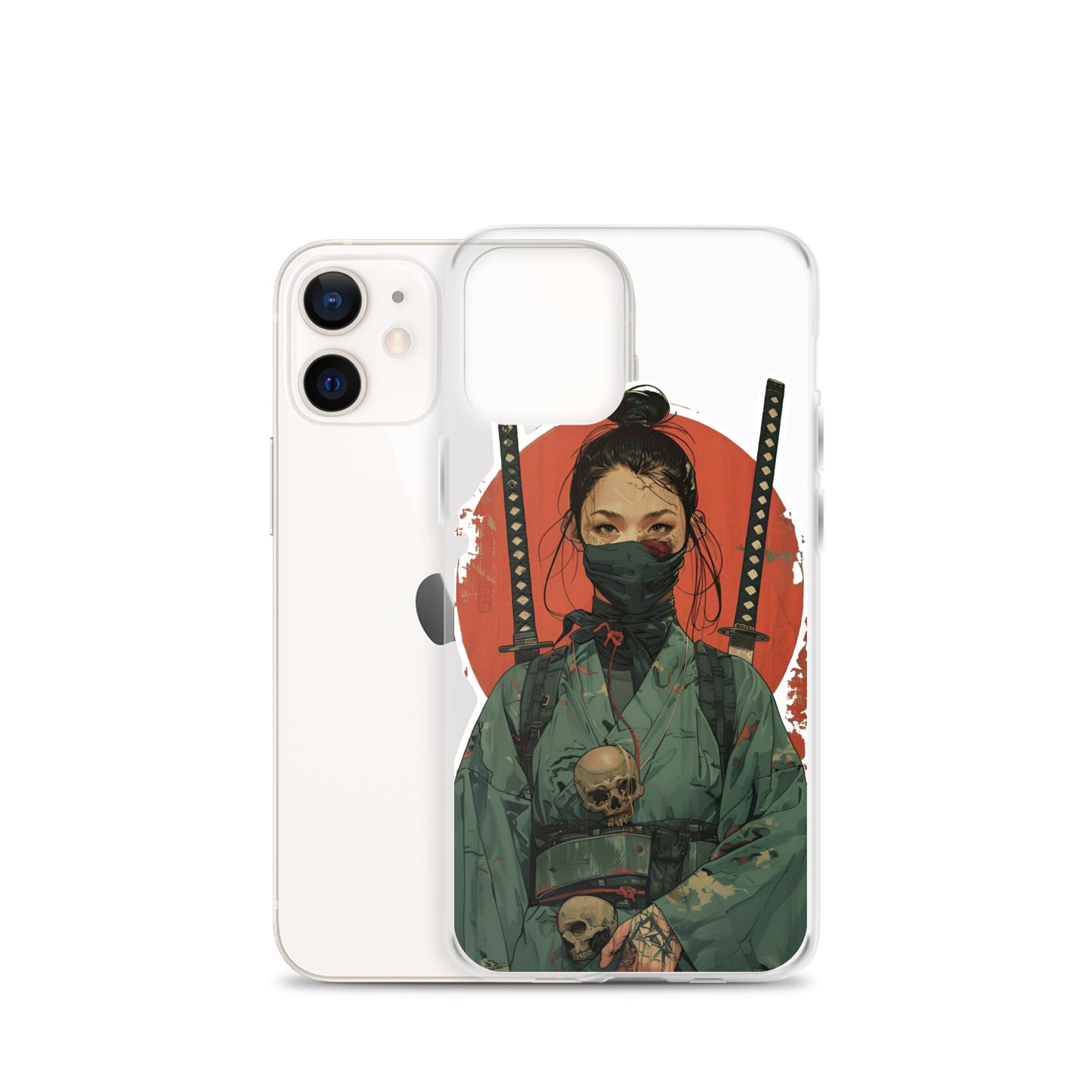 Lady Ronin Samurai | Clear iPhone Case