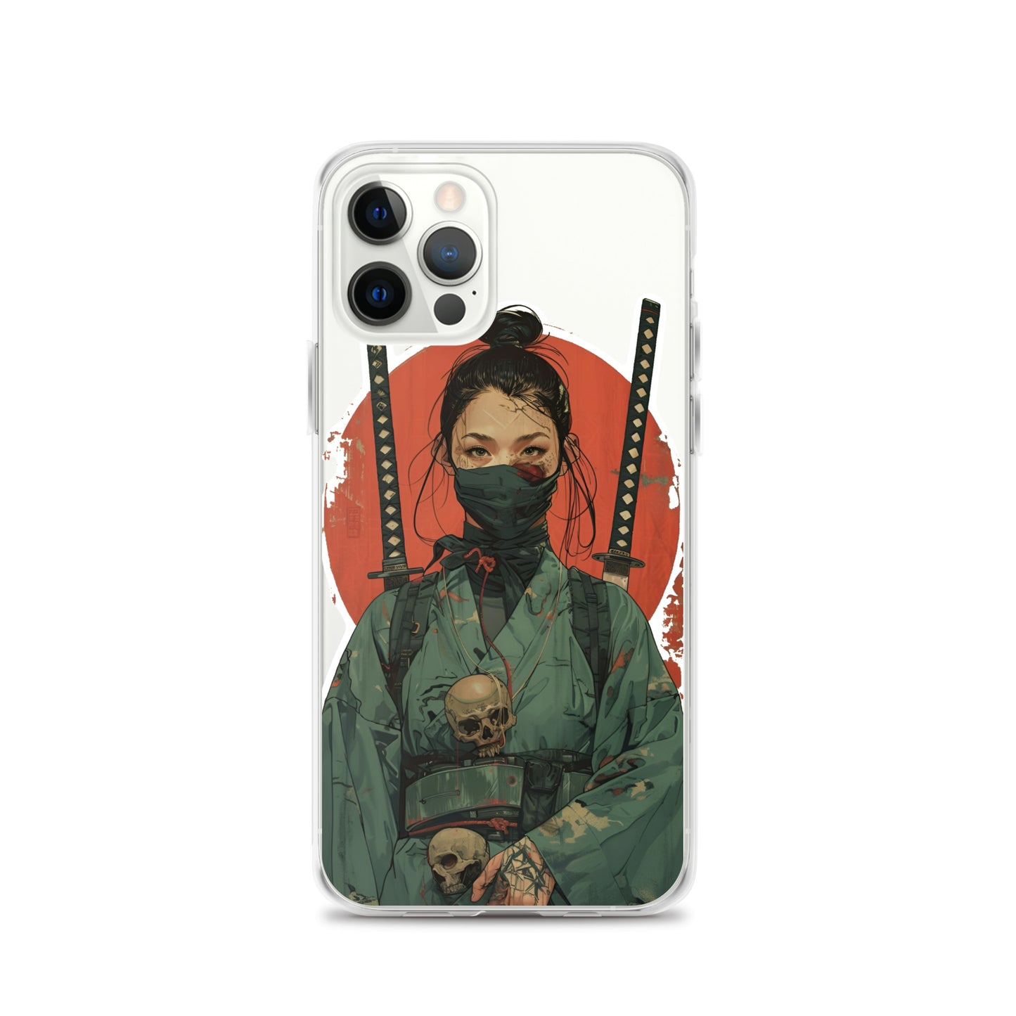 Lady Ronin Samurai | Clear iPhone Case