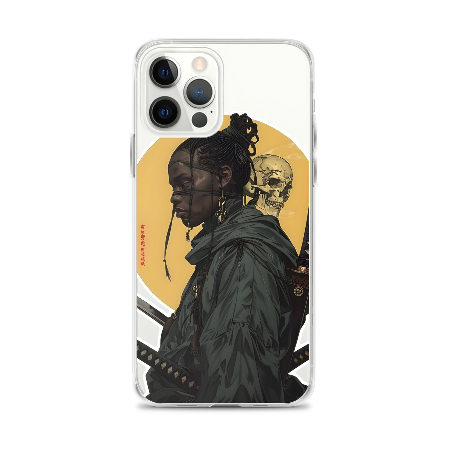 Warrior Skull Samurai | Clear iPhone Case