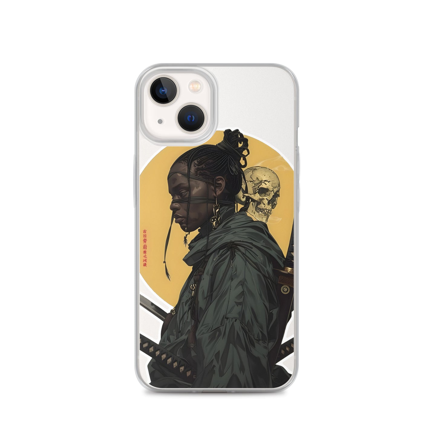 Warrior Skull Samurai | Clear iPhone Case