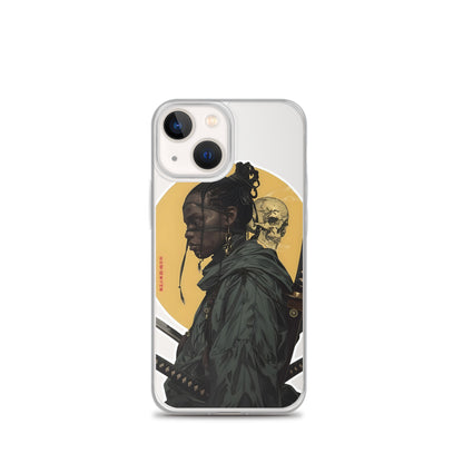 Warrior Skull Samurai | Clear iPhone Case