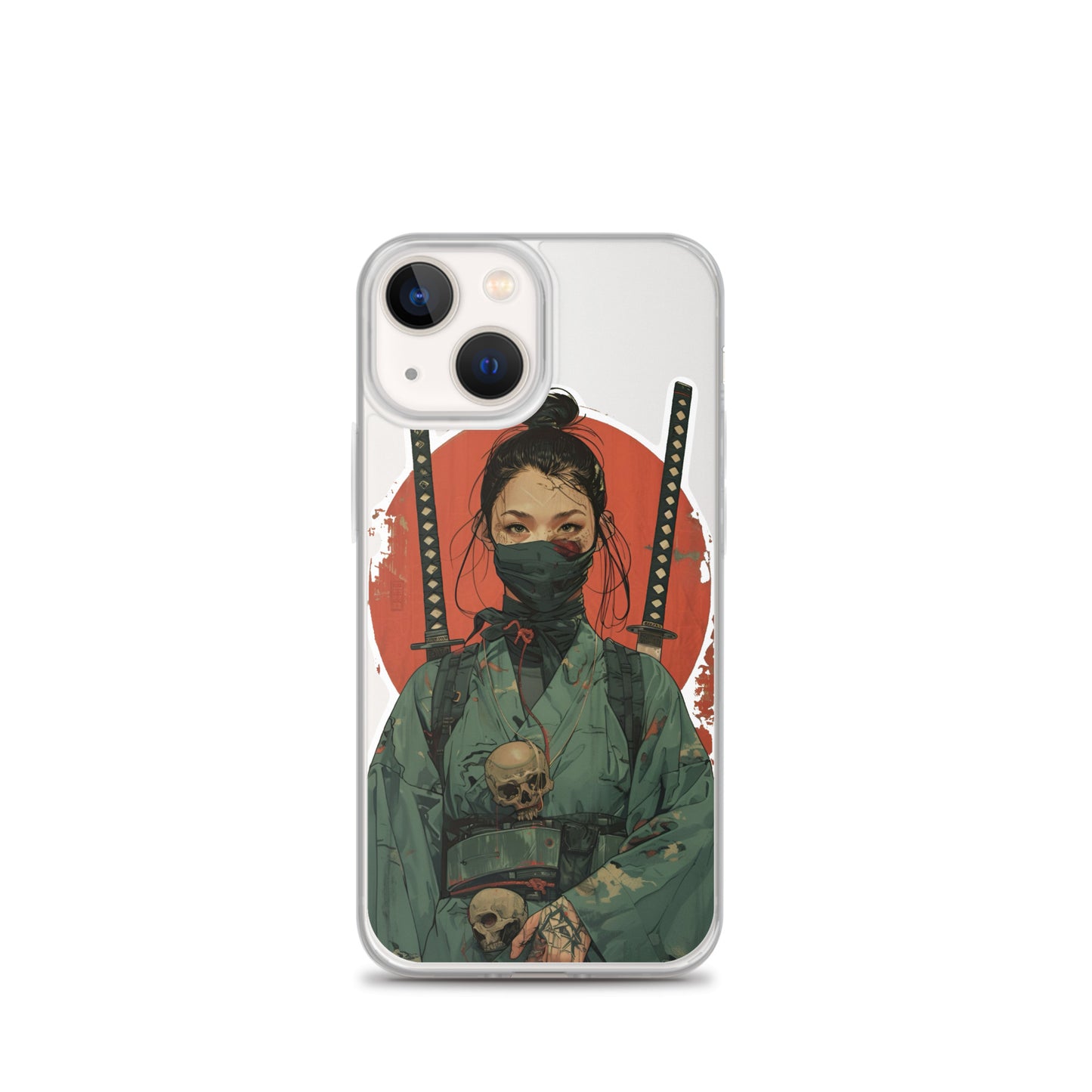 Lady Ronin Samurai | Clear iPhone Case