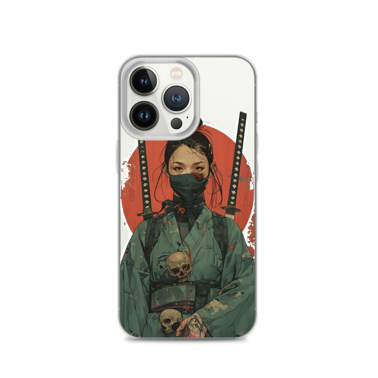 Lady Ronin Samurai | Clear iPhone Case