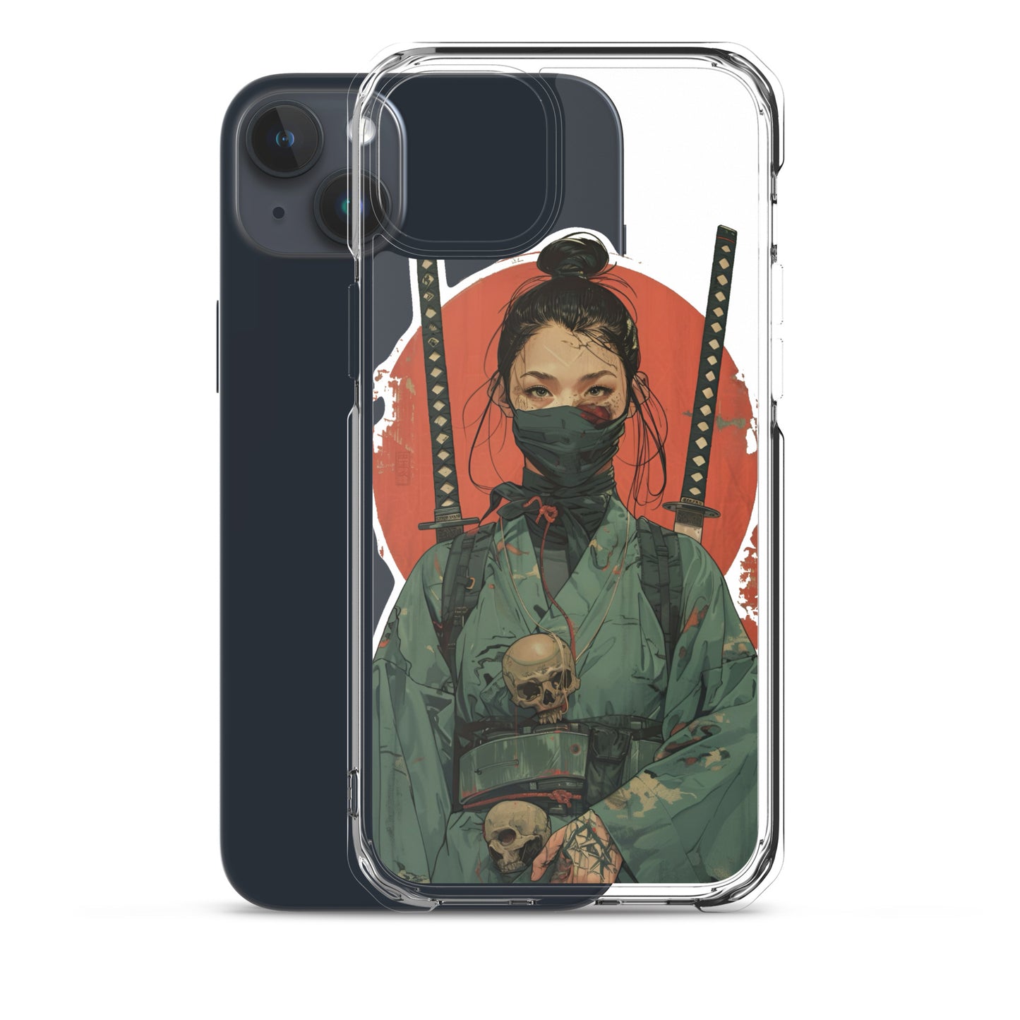 Lady Ronin Samurai | Clear iPhone Case