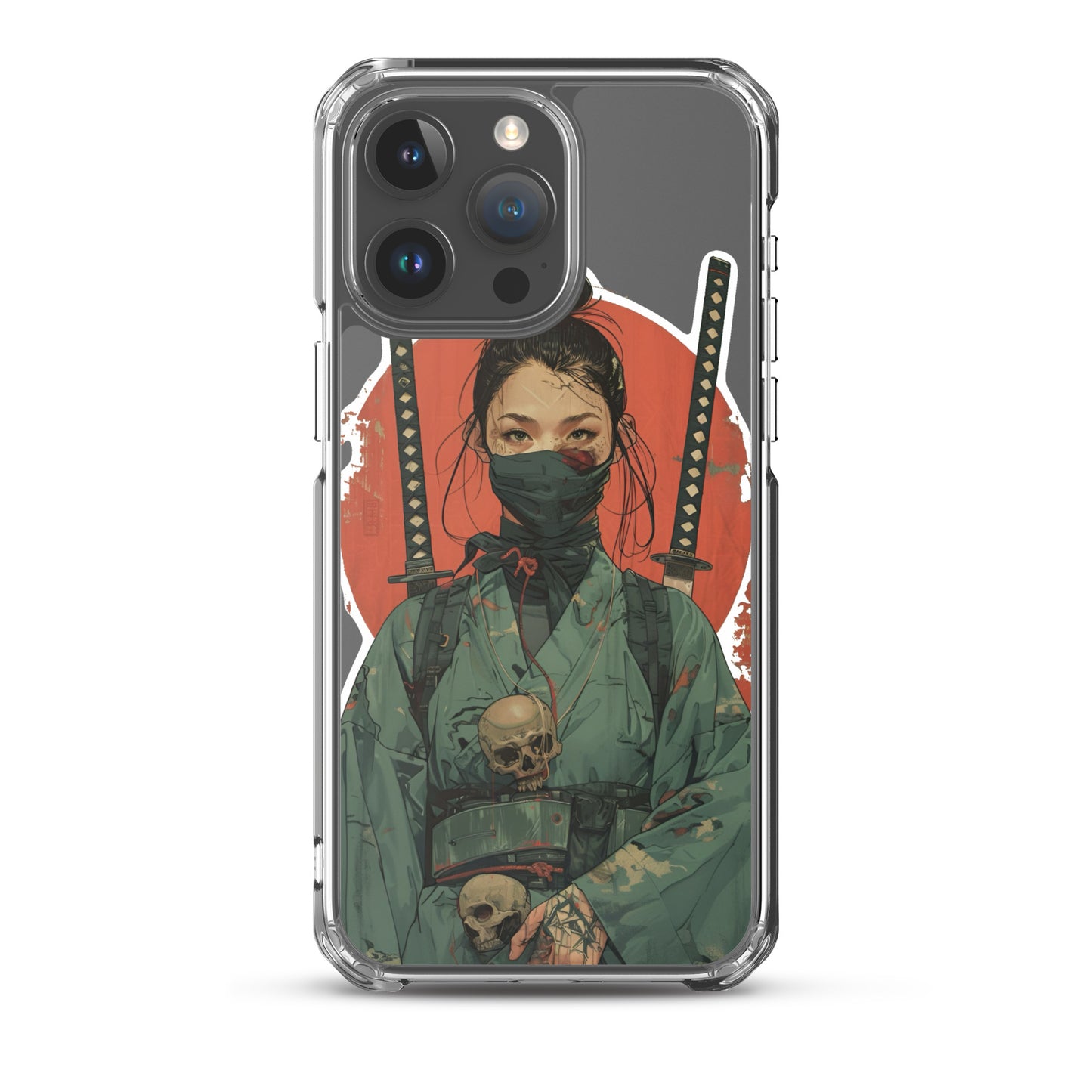 Lady Ronin Samurai | Clear iPhone Case