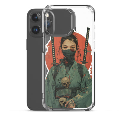 Lady Ronin Samurai | Clear iPhone Case