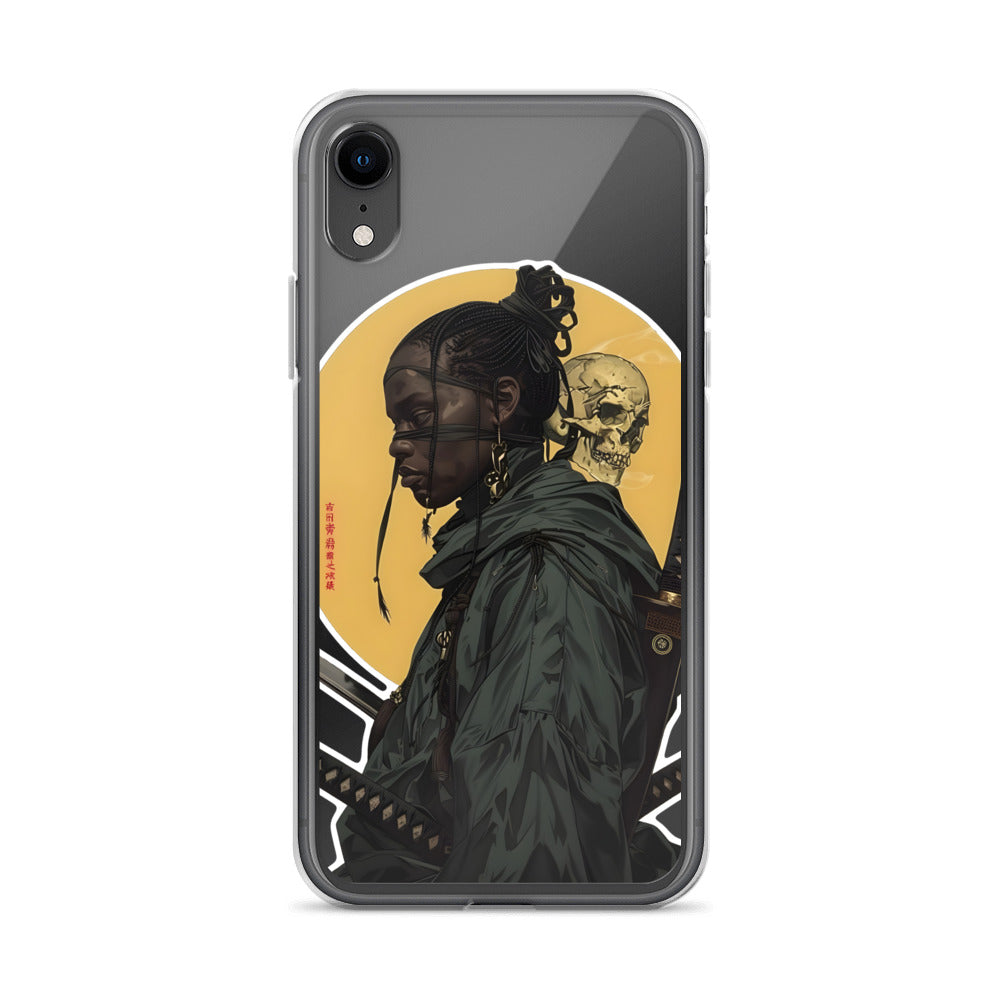 Warrior Skull Samurai | Clear iPhone Case