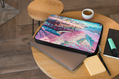 Serenity Sakura Temple | Laptop Sleeve