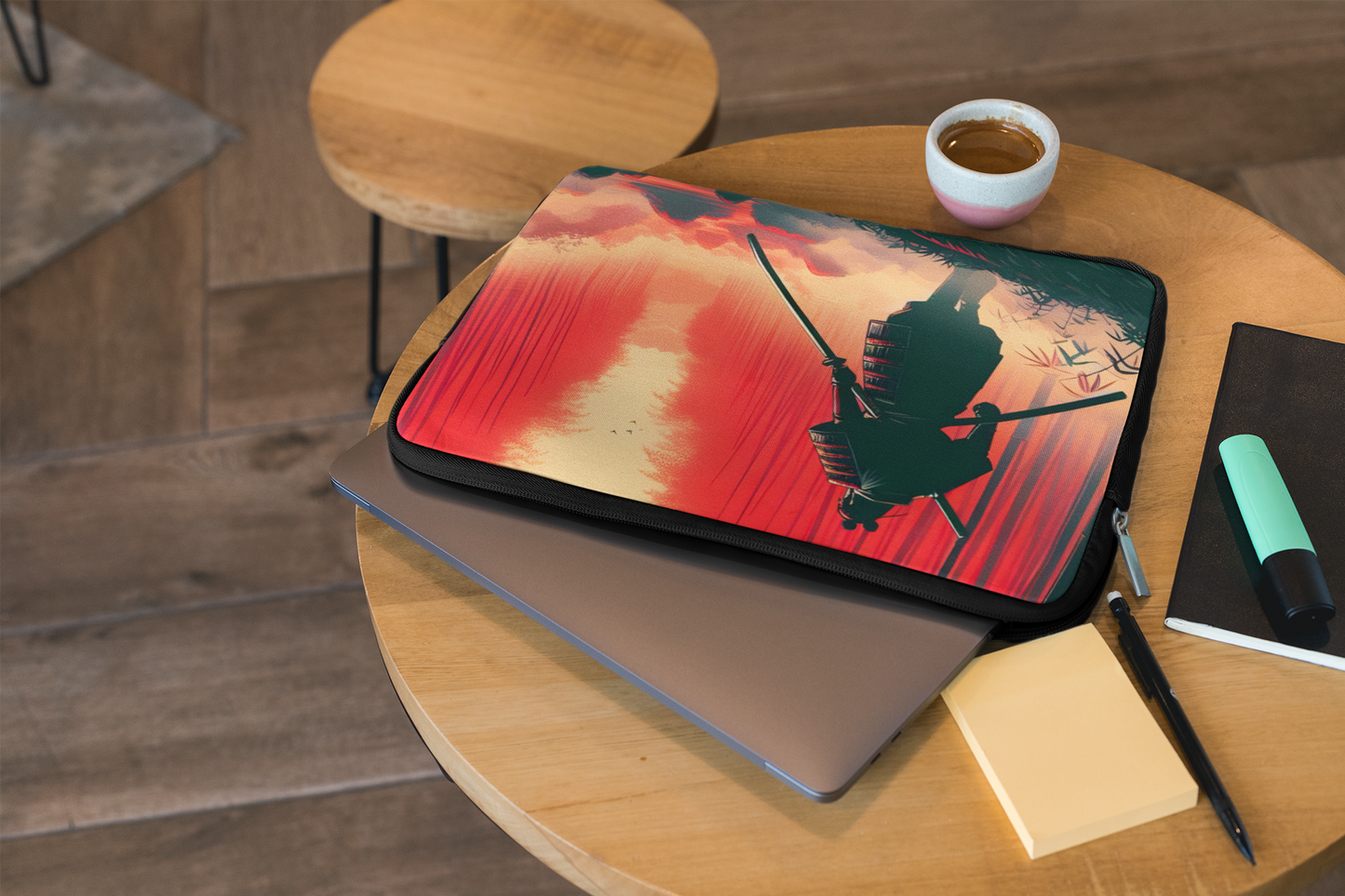 Samurai's Twilight Stand | Laptop Sleeve