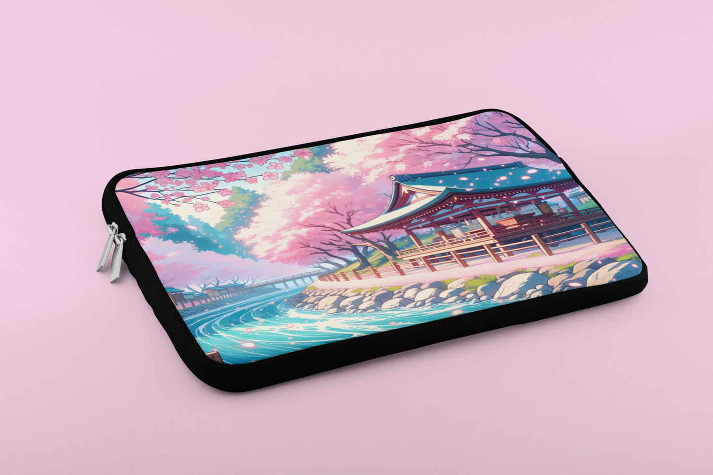 Serenity Sakura Temple | Laptop Sleeve