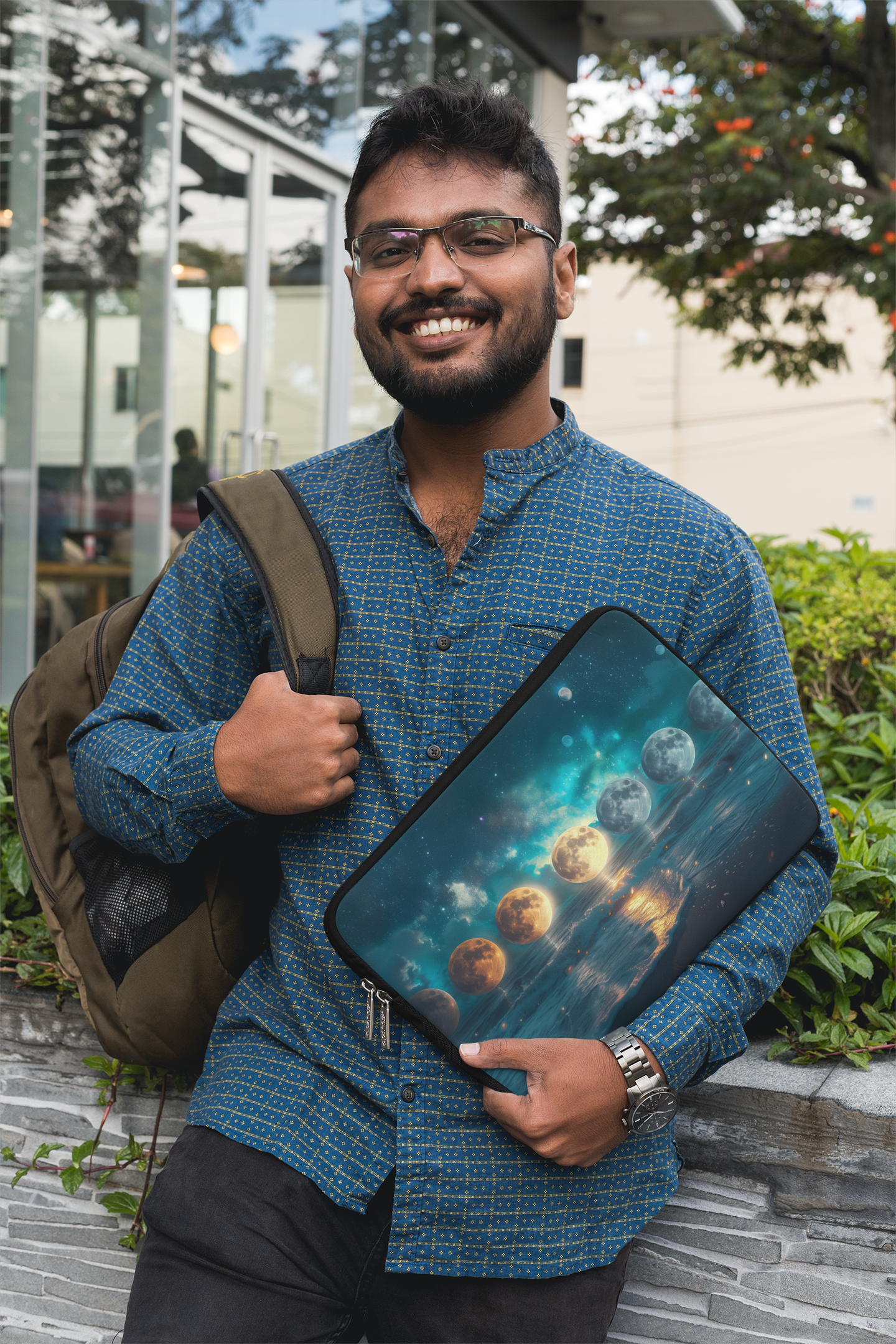 Moonlit Waves | Laptop Sleeve