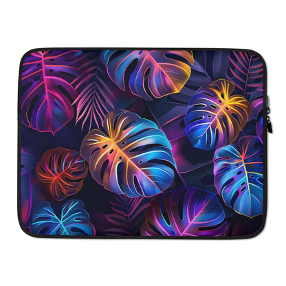 Neon Monstera Jungle | Laptop Sleeve