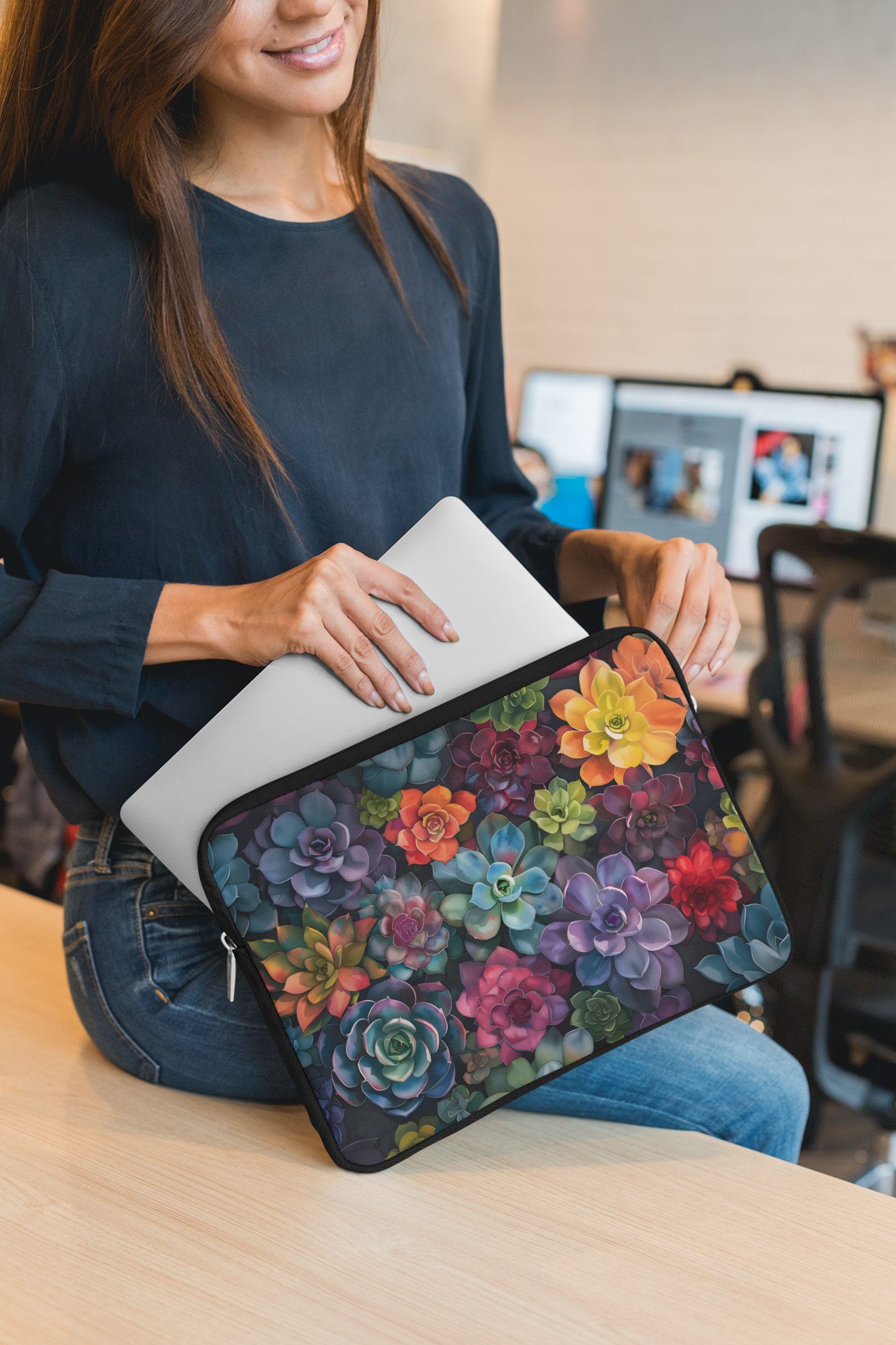 Succulent Symphony | Laptop Sleeve