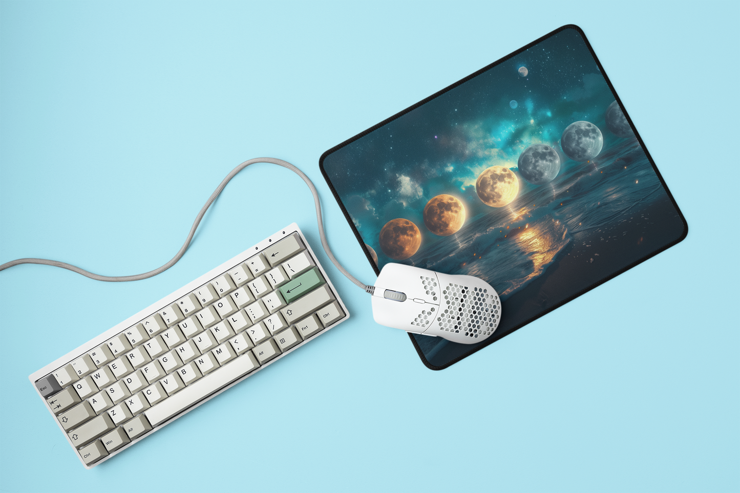 Moonlit Waves | Mousepad
