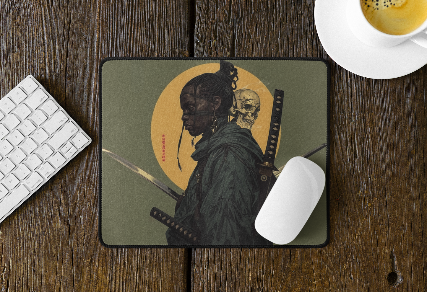 Skull Warrior Samurai | Mousepad