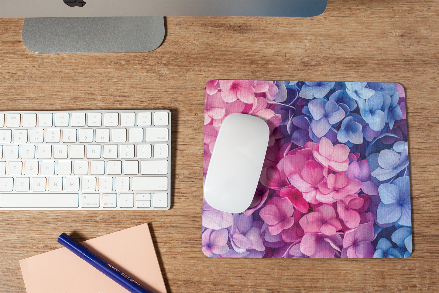 Hydrangea Blossom Haven | Mousepad